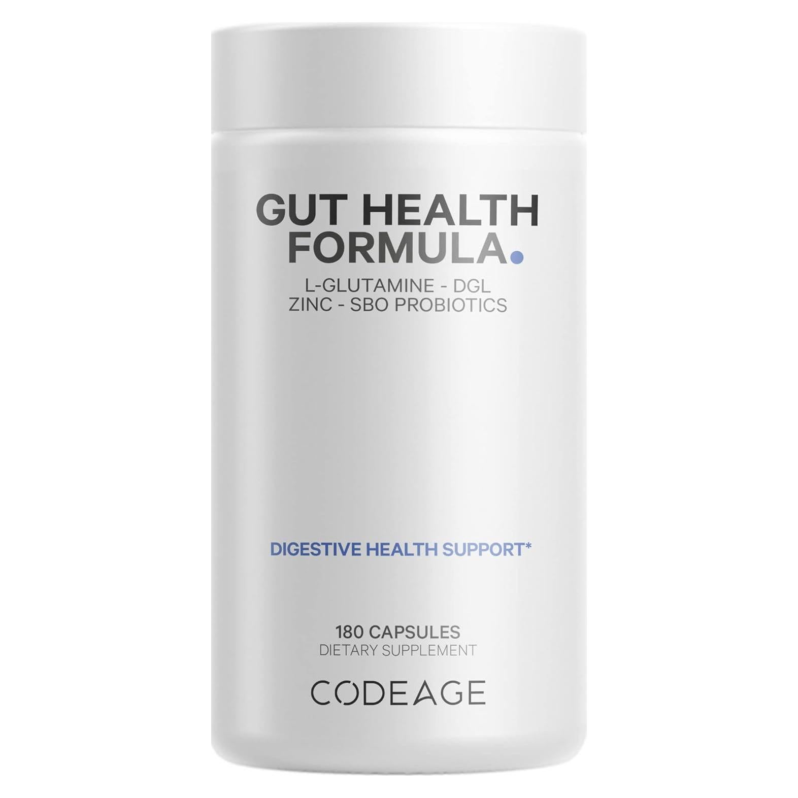 Suplemento Vegano de Salud Intestinal Codeage - 180 Cápsulas