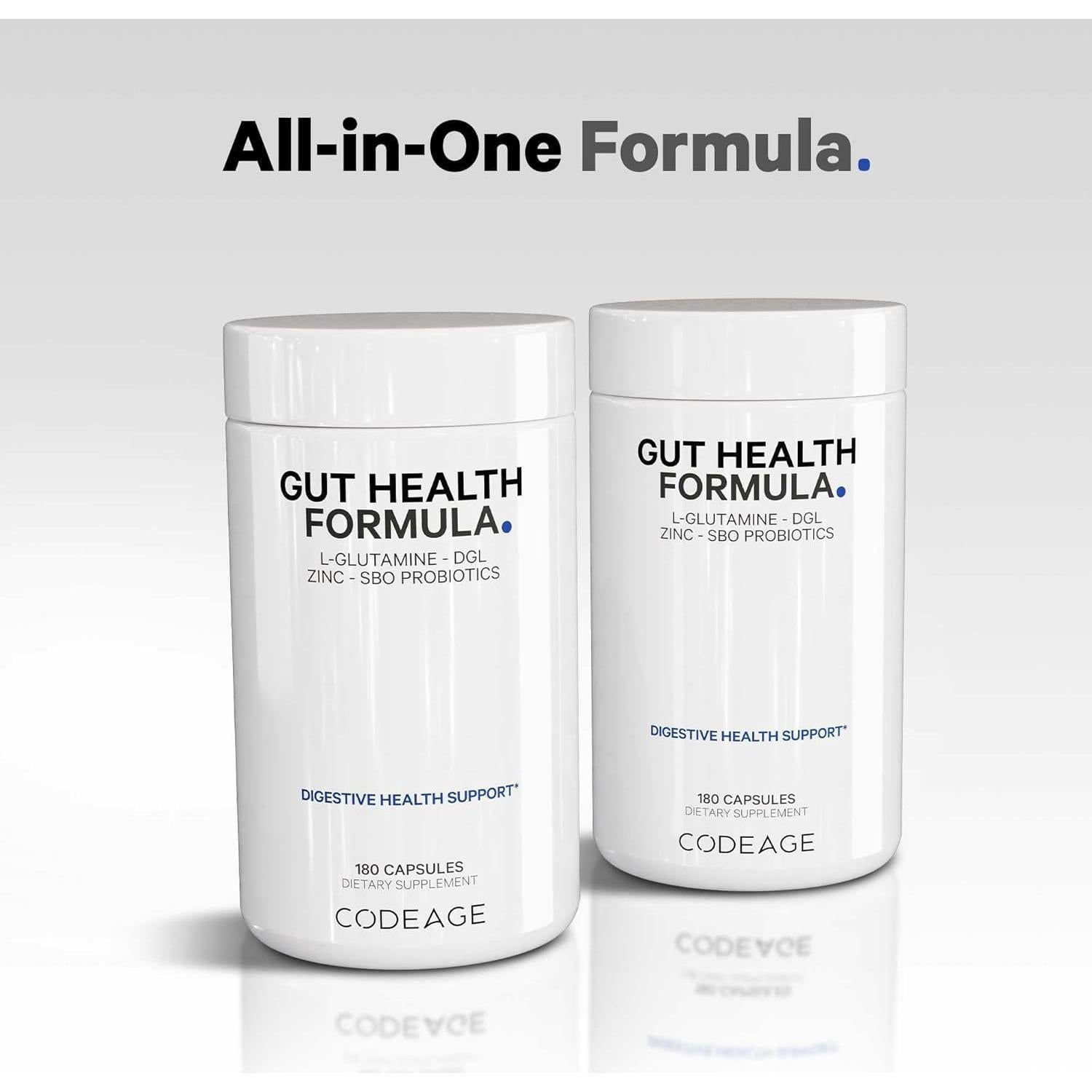 Suplemento Vegano de Salud Intestinal Codeage - 180 Cápsulas