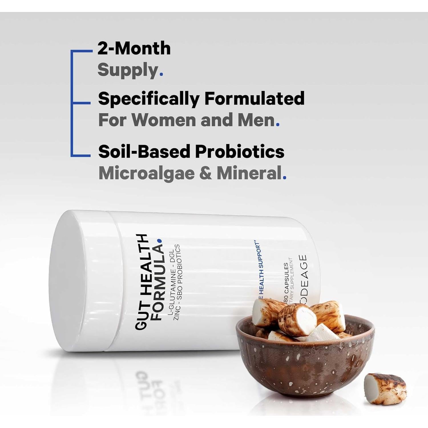 Suplemento Vegano de Salud Intestinal Codeage - 180 Cápsulas