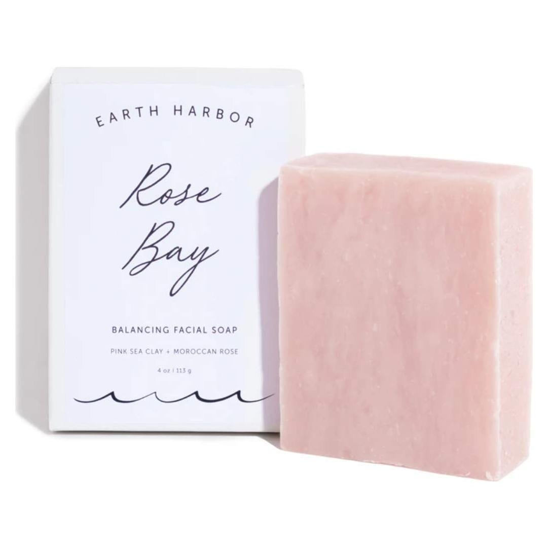 Jabón Facial Equilibrante Earth Harbor ROSE BAY 108g