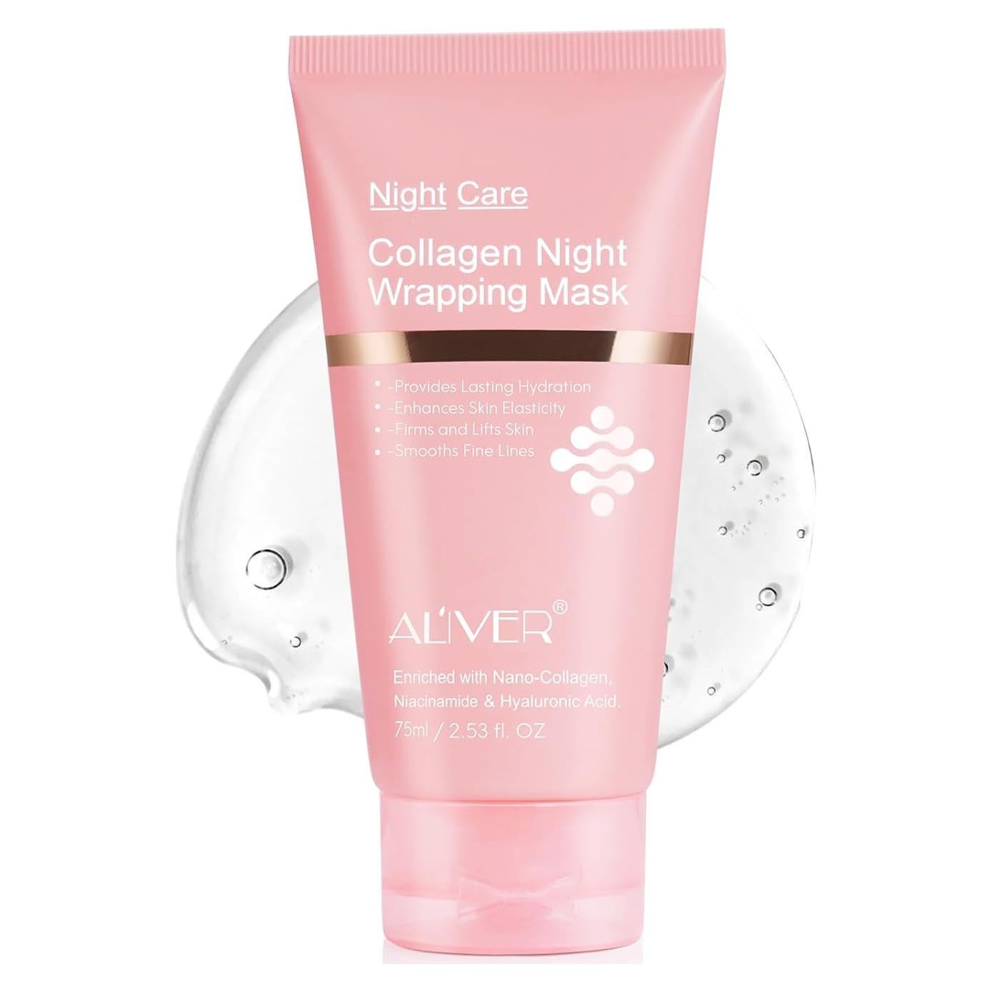 Mascarilla Facial Peel Off Colágeno Nocturna 75 ml - Hidratación y Elasticidad