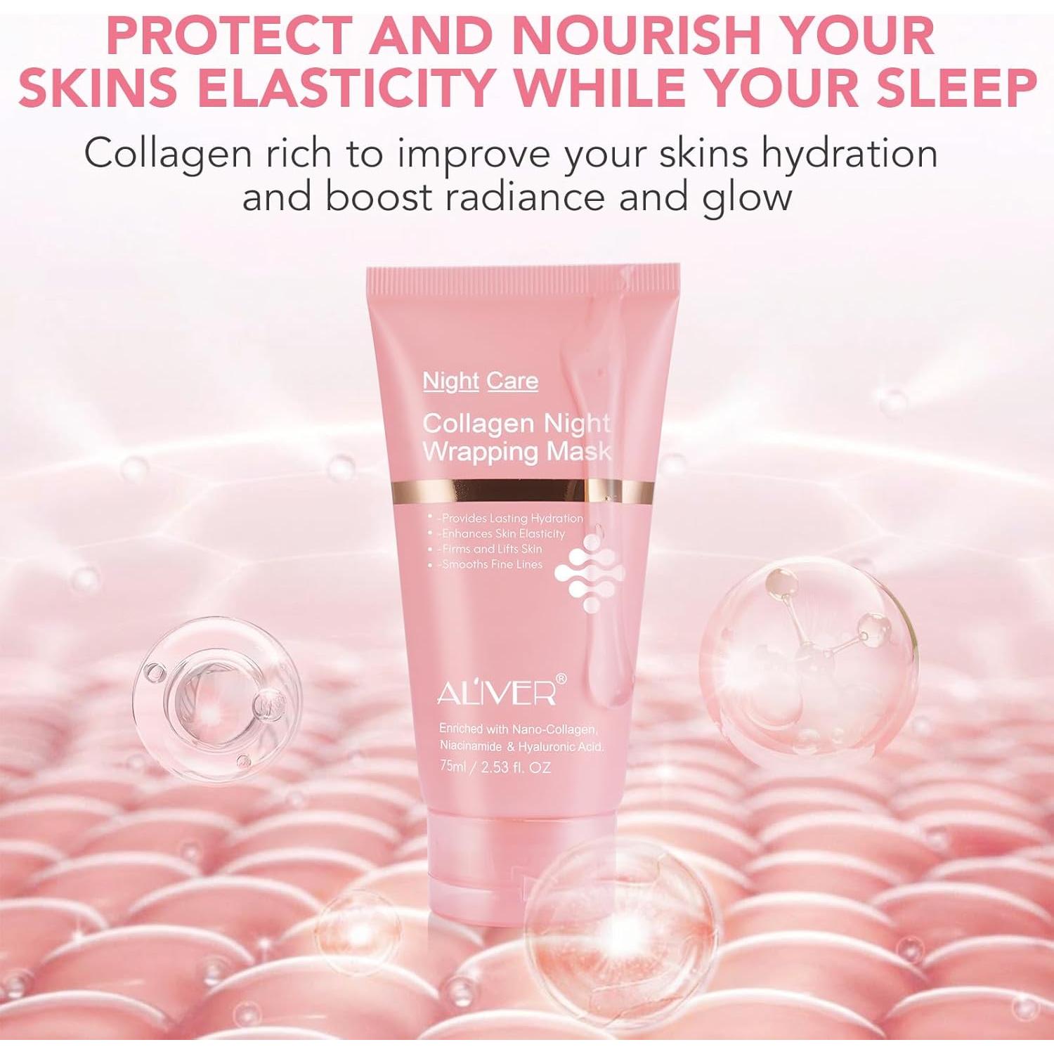 Mascarilla Facial Peel Off Colágeno Nocturna 75 ml - Hidratación y Elasticidad