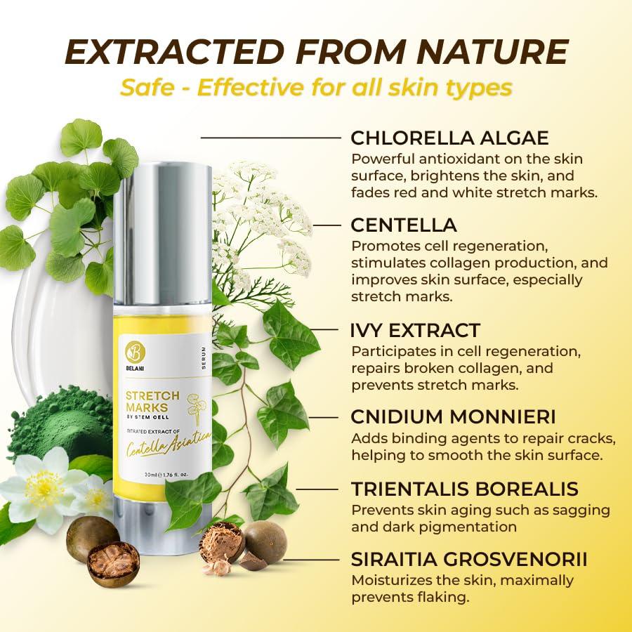 Crema Regeneradora Belani para Estrías y Cicatrices 3 Cajas