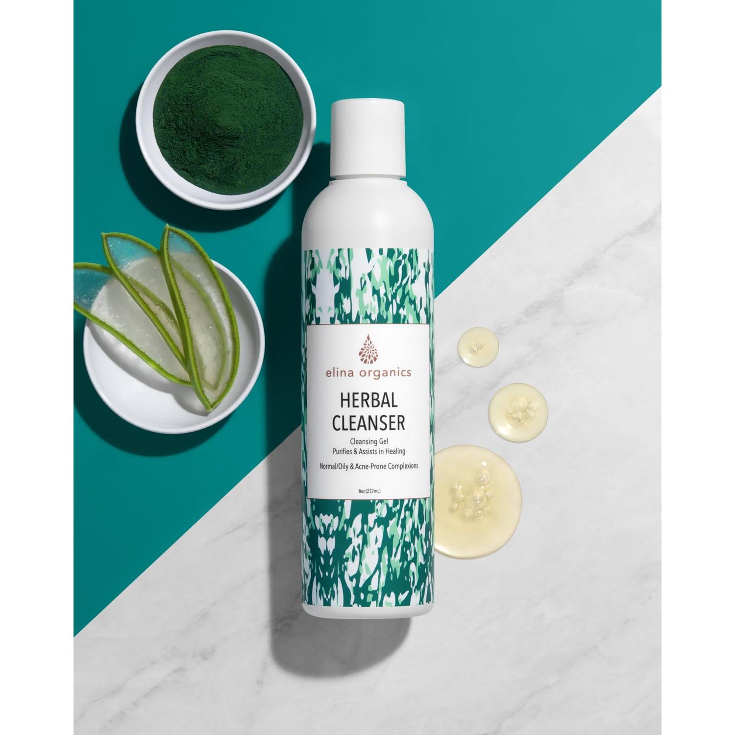 Limpiador Facial Suave Elina Organics 236ml - Botánicos Orgánicos