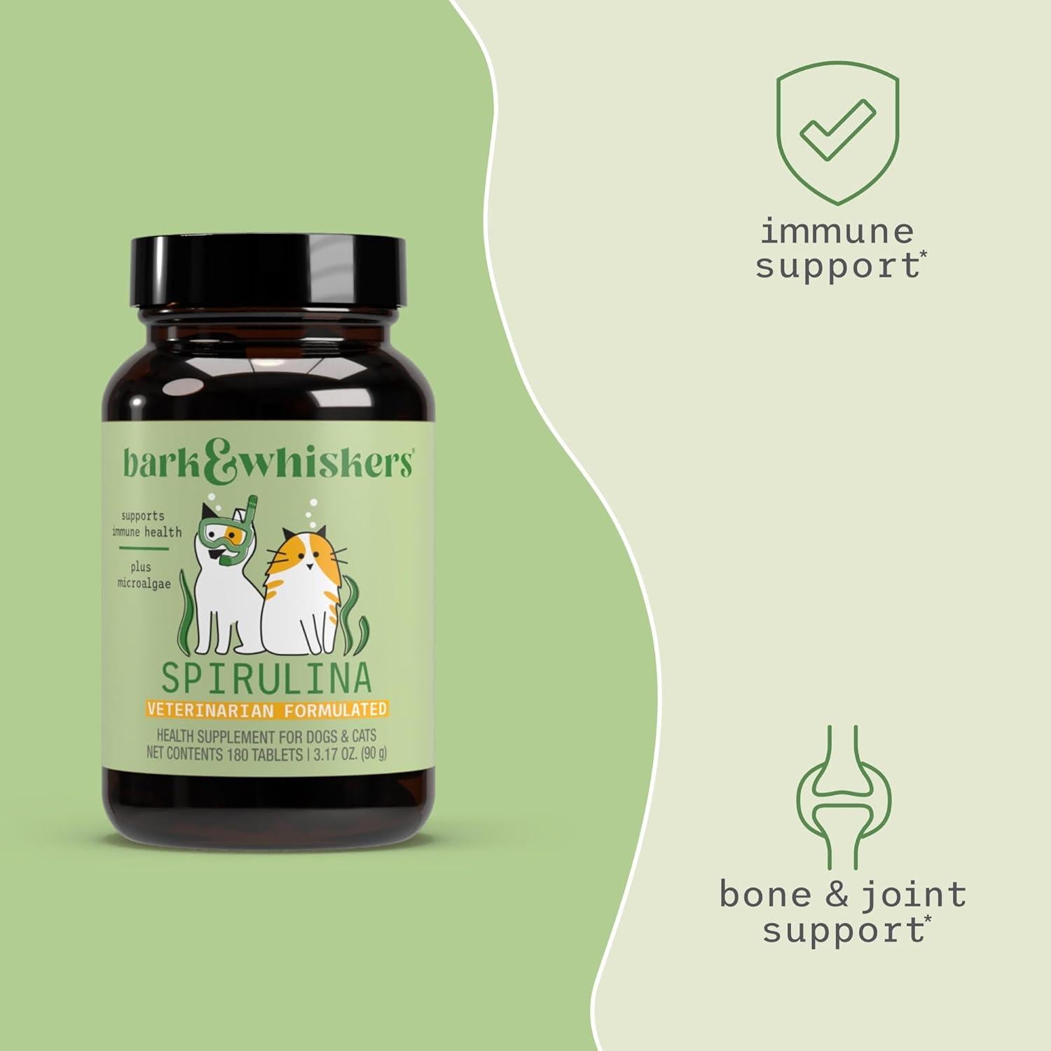 Dr. Mercola SpiruGreen para Mascotas 180 tabletas - Salud y Vitalidad