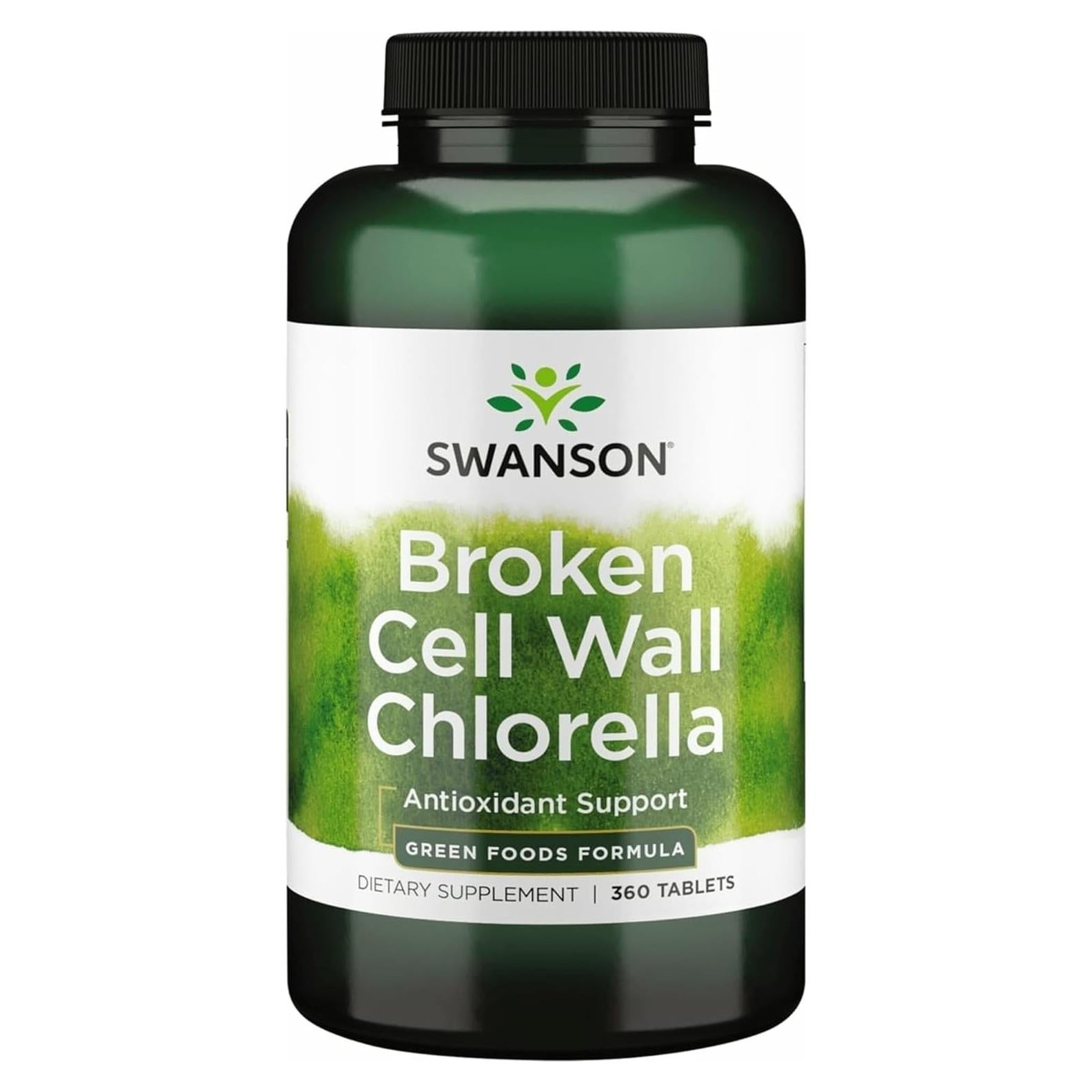 Chlorella Rota 500 mg Swanson 360 Tabs - Suplemento Natural