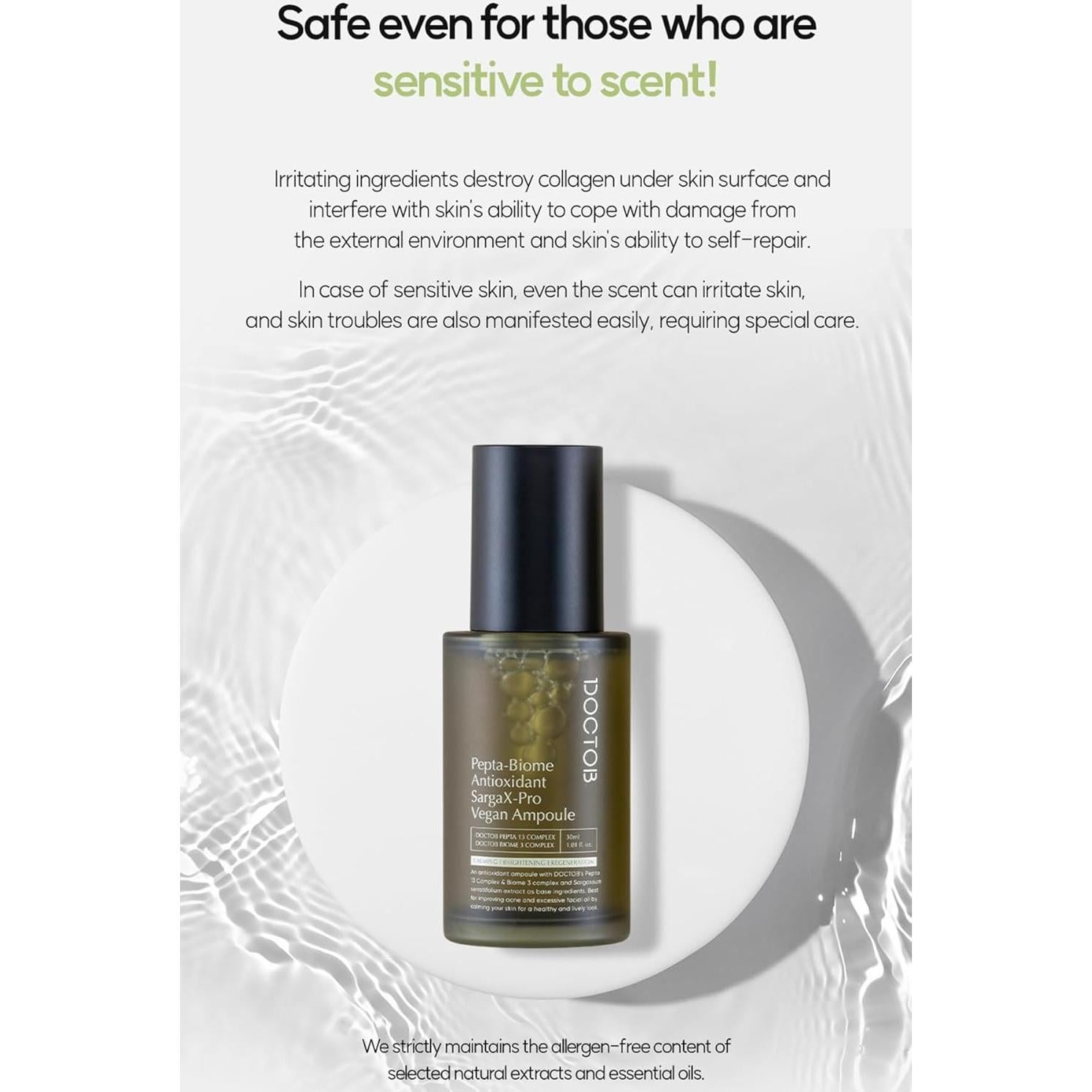 Ampolla Vegana Antioxidante DOCTOB Pepta-Biome 30ml