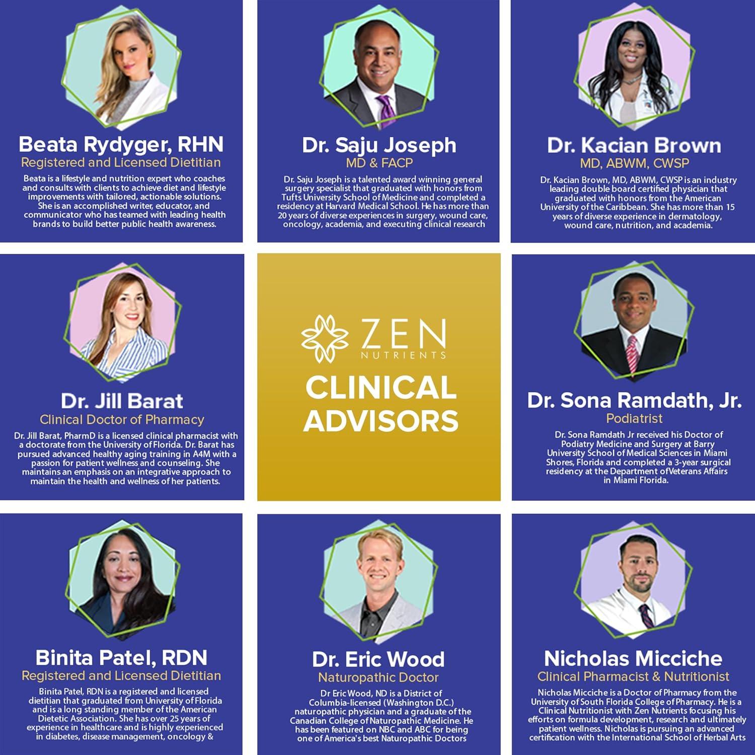 Zen Nutrients WoundVite 60 Cápsulas Veganas - Soporte Post-Cirugía