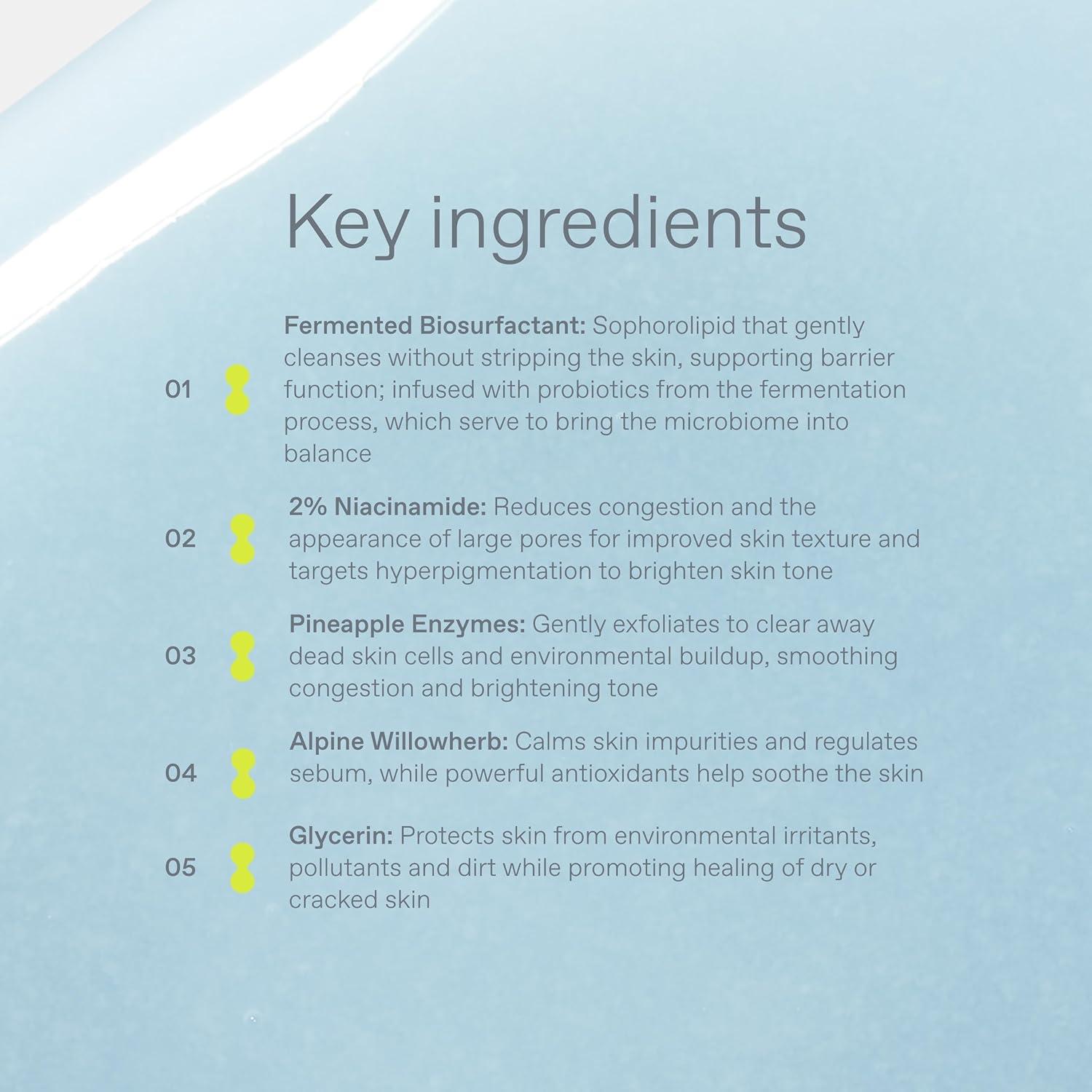 Limpiador Iluminador Fermentado Trillion 161g - Piel Radiante