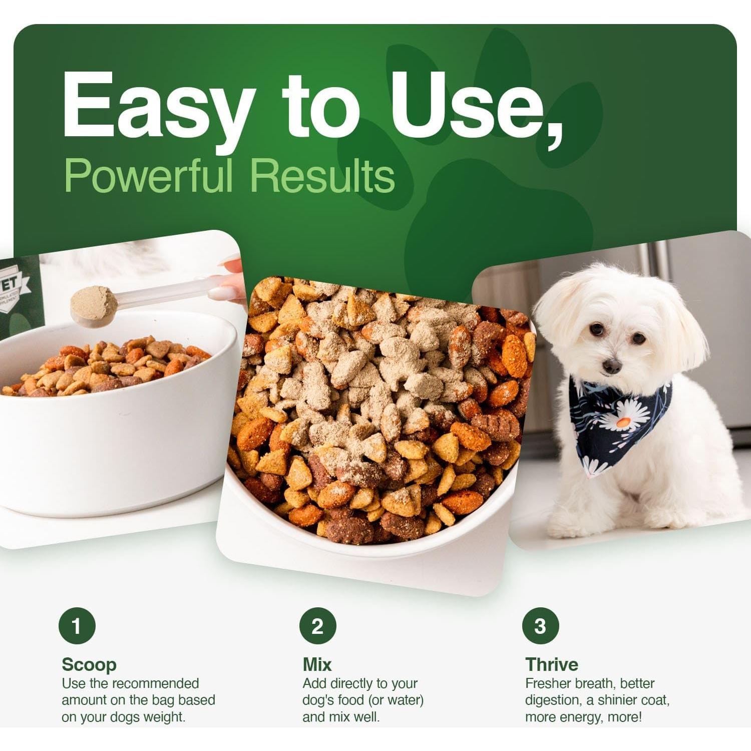 Suplemento en Polvo para Perros Iron Paws 99.22 g Salud Dental y Articulaciones