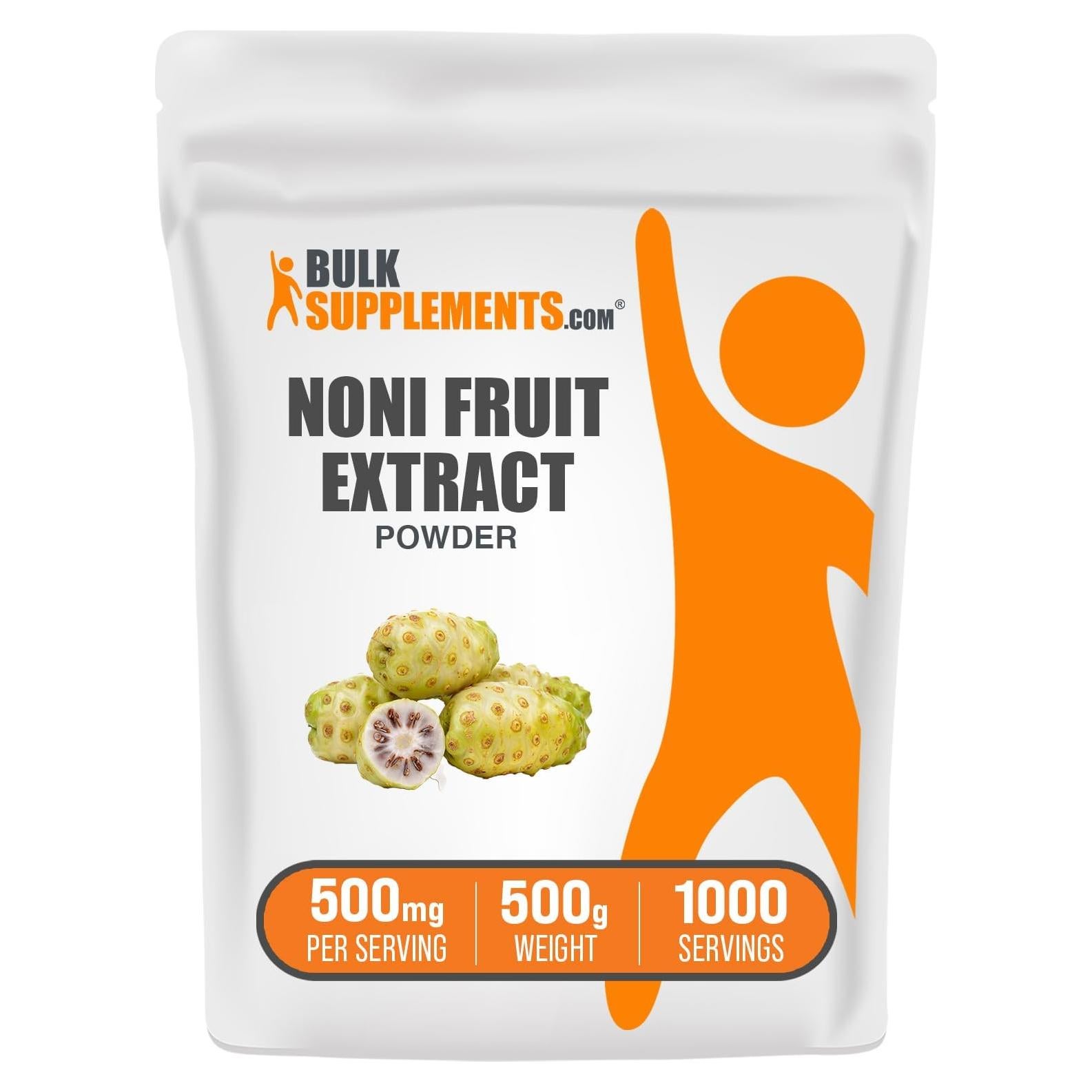 Polvo de Extracto de Fruta Noni BulkSupplements 500g - Suplemento Natural
