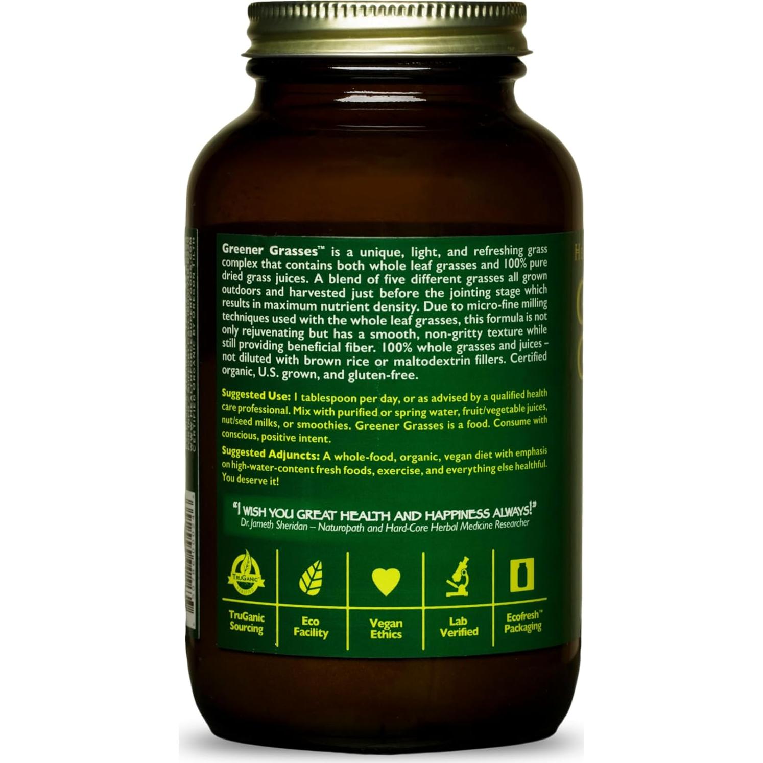 Polvo de Grasses Verdes HealthForce SuperFoods 142g Orgánico