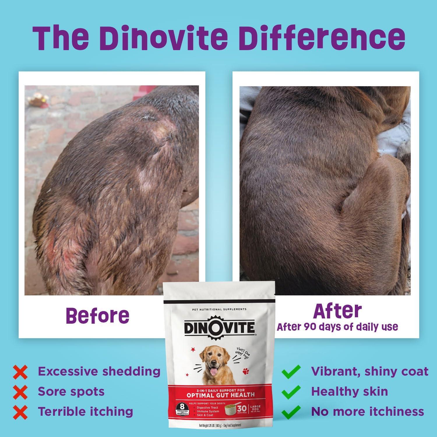Dinovite 3 en 1 Probiotico para Perros Medianos 30 Porciones