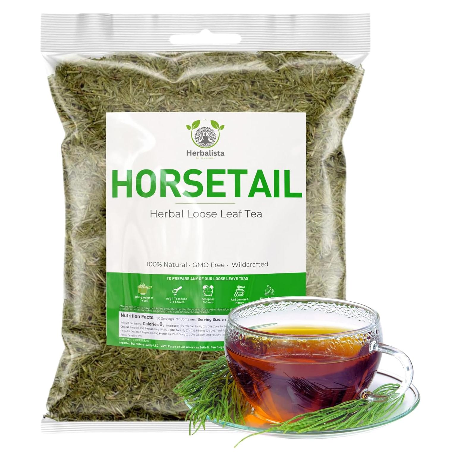 Té de Cola de Caballo Herbalista Premium Suelto 226g 100% Natural