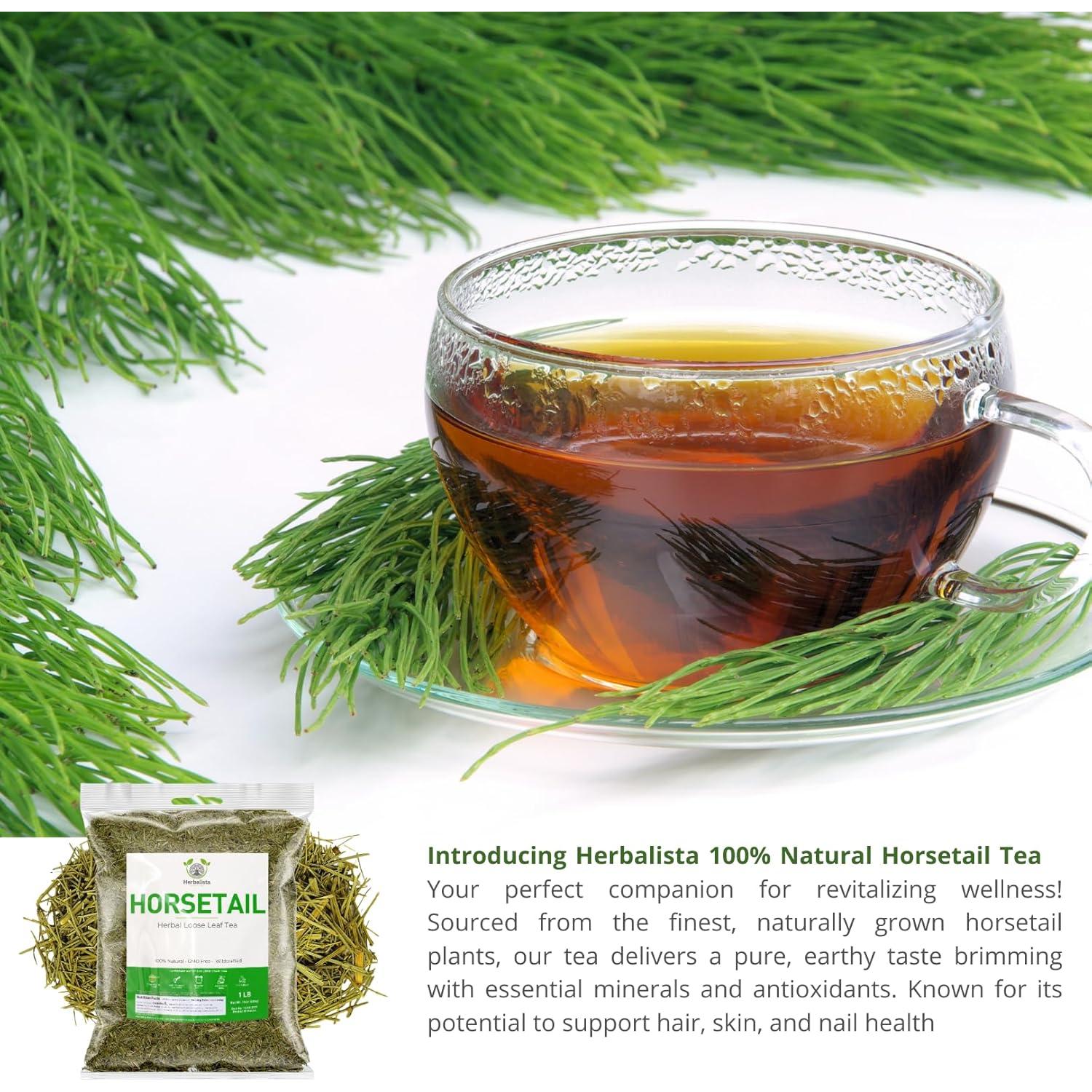 Té de Cola de Caballo Herbalista Premium Suelto 226g 100% Natural