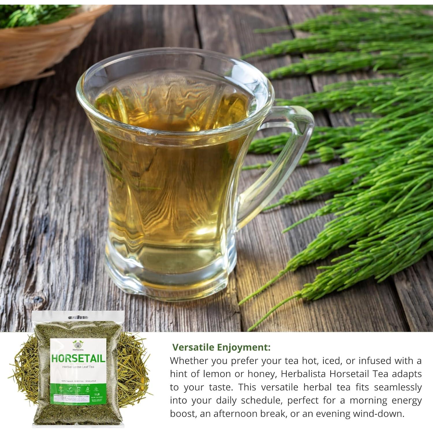 Té de Cola de Caballo Herbalista Premium Suelto 226g 100% Natural