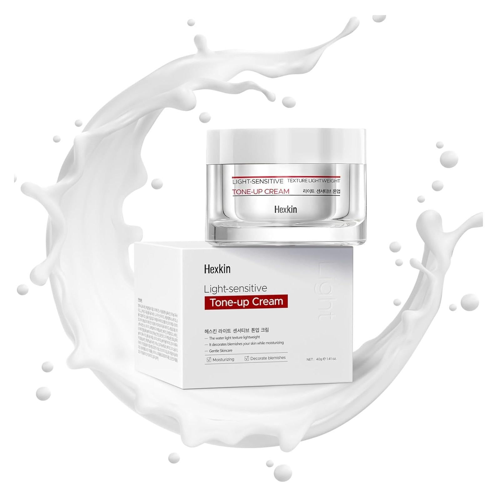 Crema Hidratante Facial Hexkin 40g - Cuidado Coreano Piel Radiante