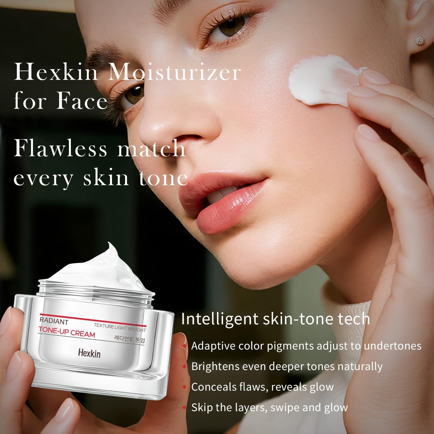 Crema Hidratante Facial Hexkin 40g - Cuidado Coreano Piel Radiante