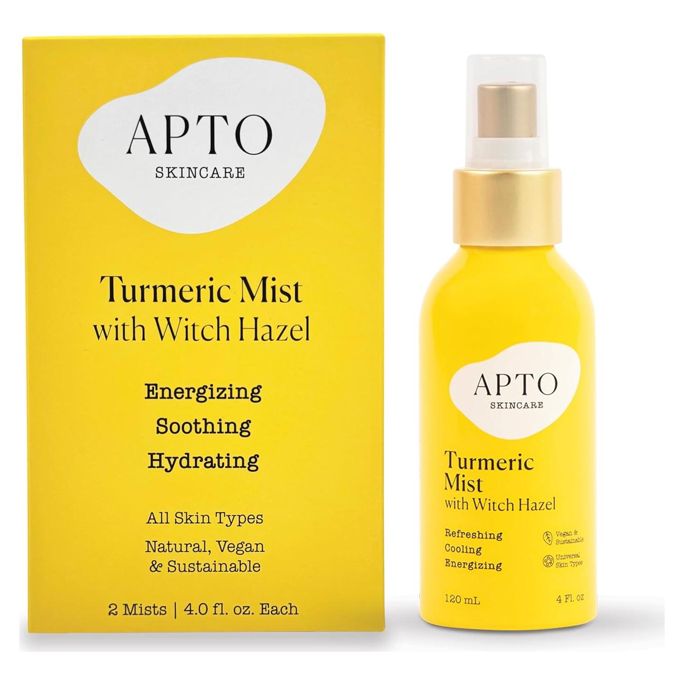 Mist Facial Revitalizante APTO Cúrcuma y Hamamelis 236 ml