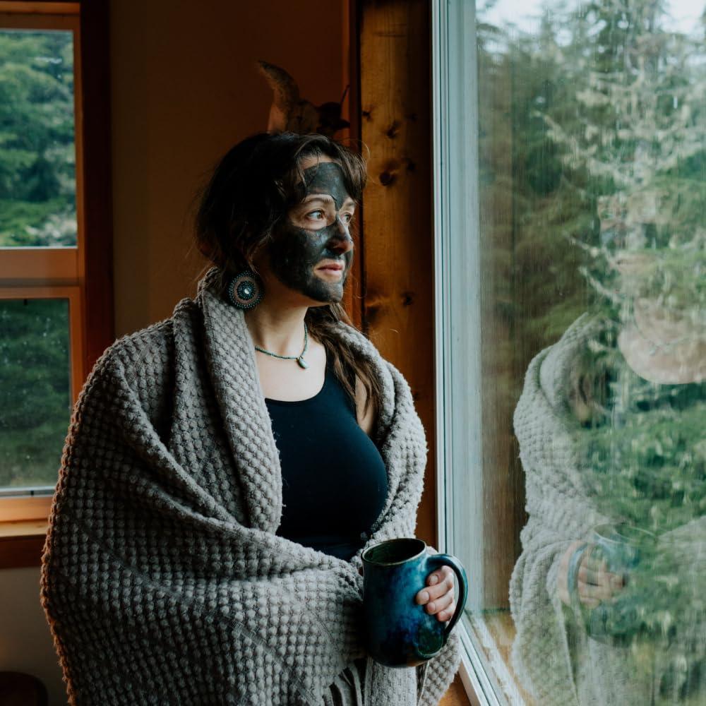 Alaska Glacial Purifying Mineral Mud Mask with Glacial Clay & Botanicals – Gently Detoxifies, Hydrates & Smooths – Anti-Aging Facial for Sensitive Skin – Unscented, 3.5oz