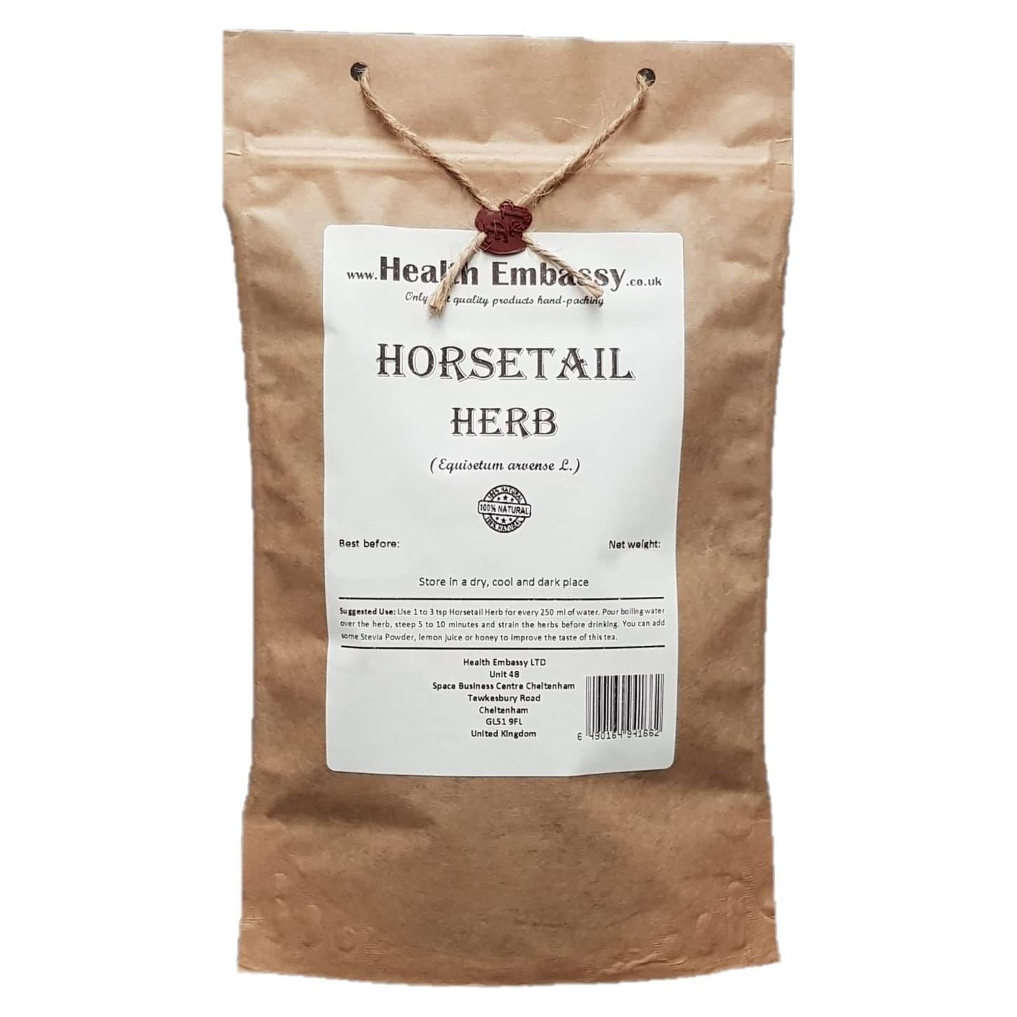 Té Herbal Cola de Caballo Health Embassy 100g - Natural y Libre de OGM