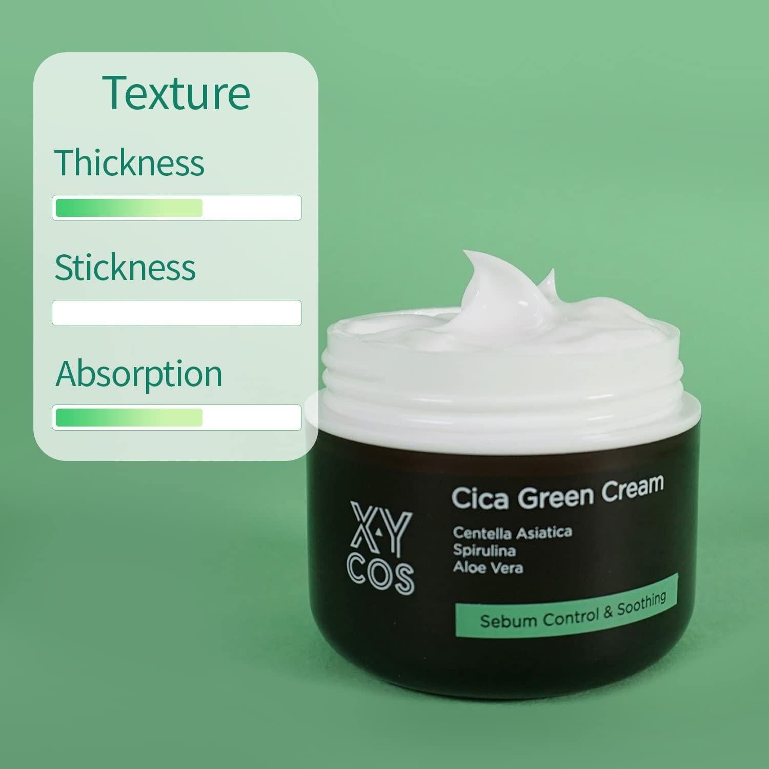 Crema Verde Cica 48g - Vegana y Libre de Crueldad - Piel Sensible