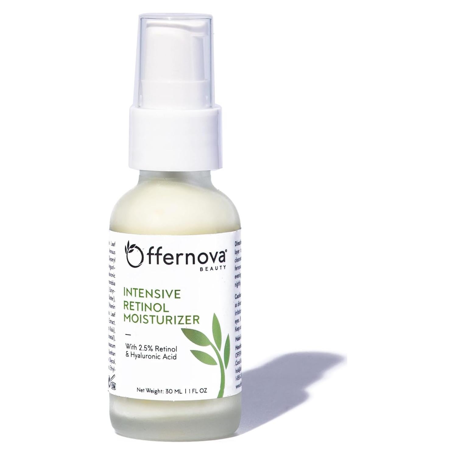 Crema Humectante Nocturna Offernova 2.5% Retinol & Ácido Hialurónico