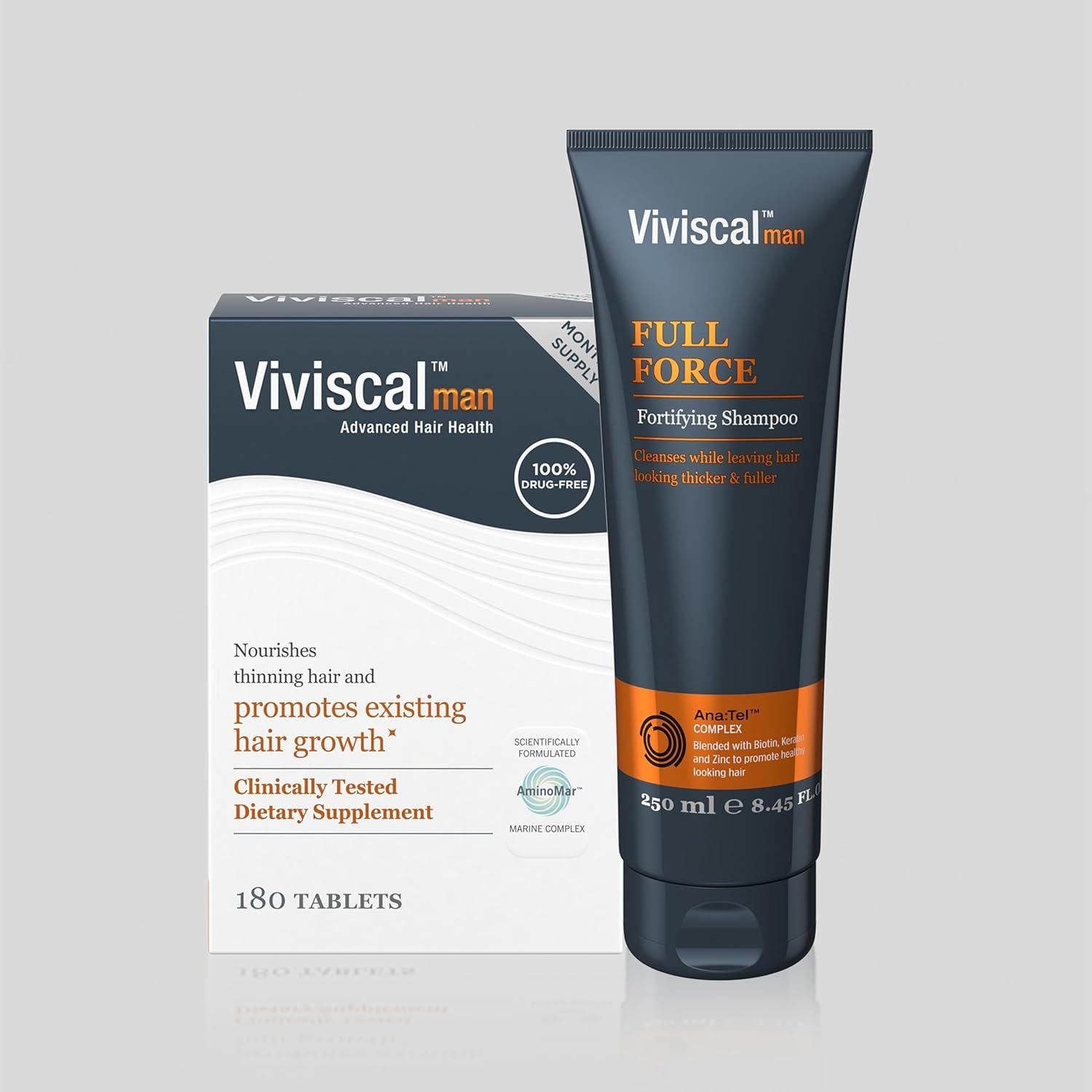 Suplemento Crecimiento Cabello Viviscal Hombre 180 Tabletas