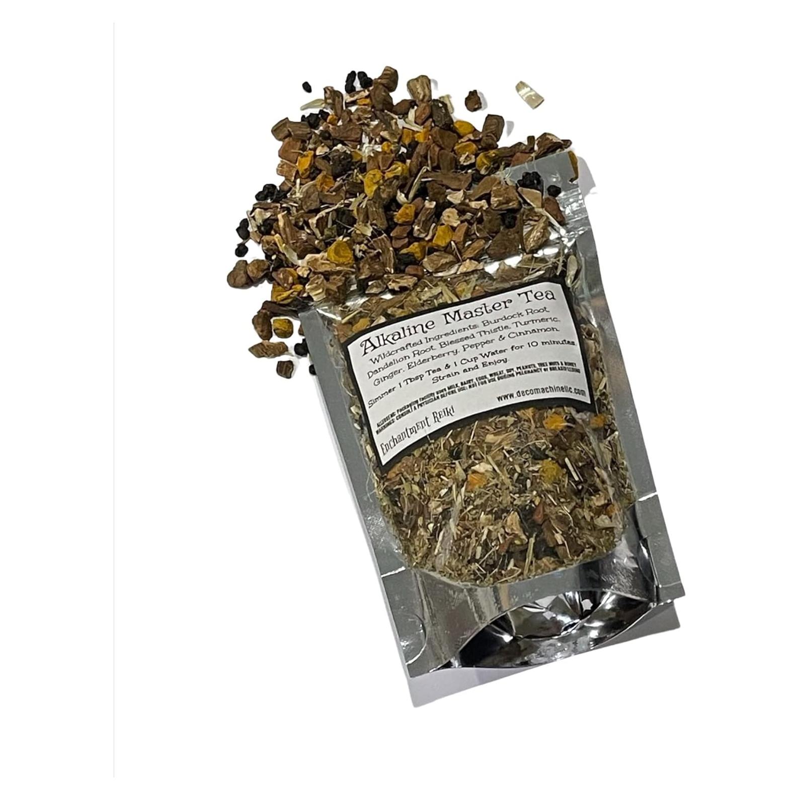 Té Alcalino Maestro Cargado de Reiki 65g - Hierbas Secas