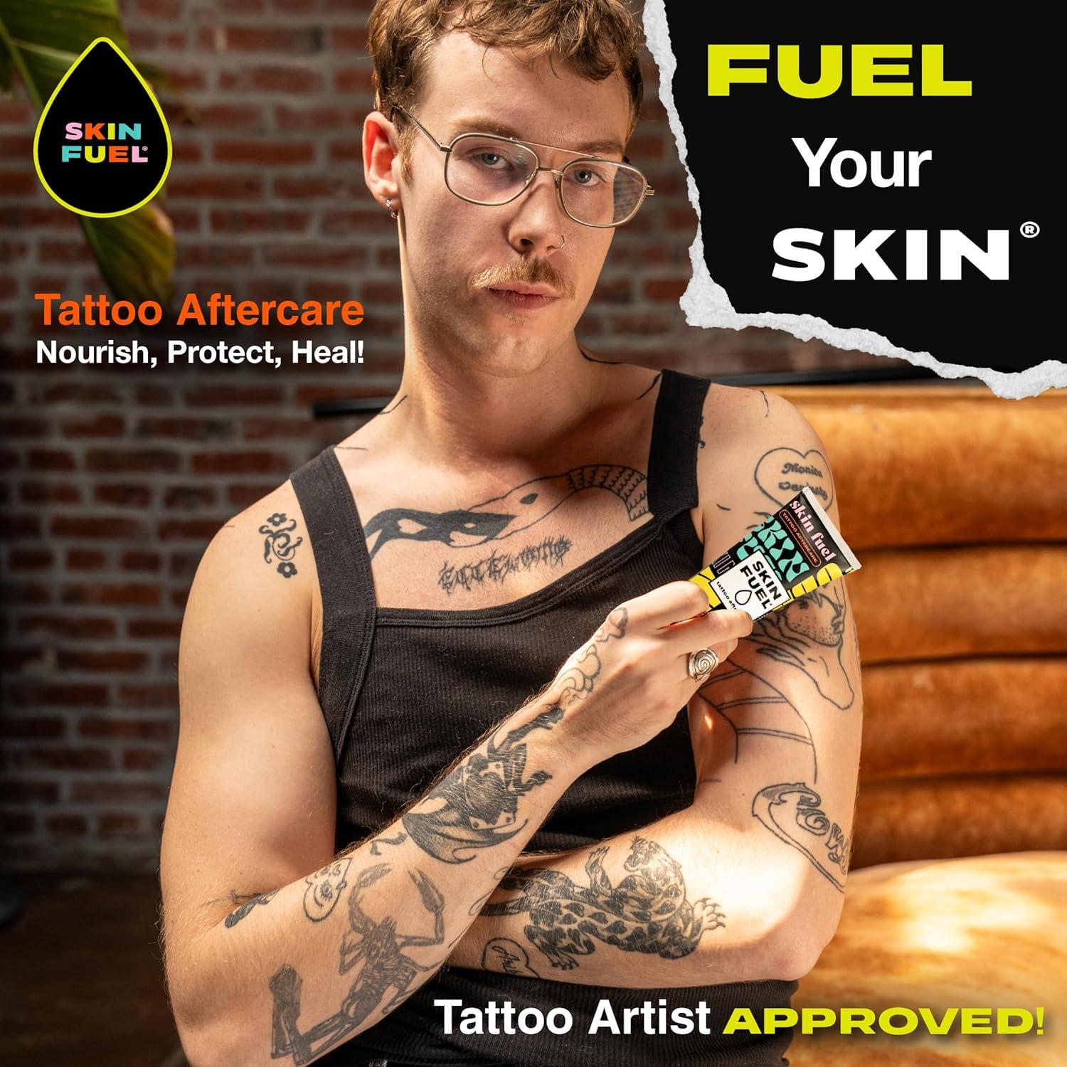 Crema Cuidado Tatuajes Skin Fuel 2x3.3oz Manteca Karité