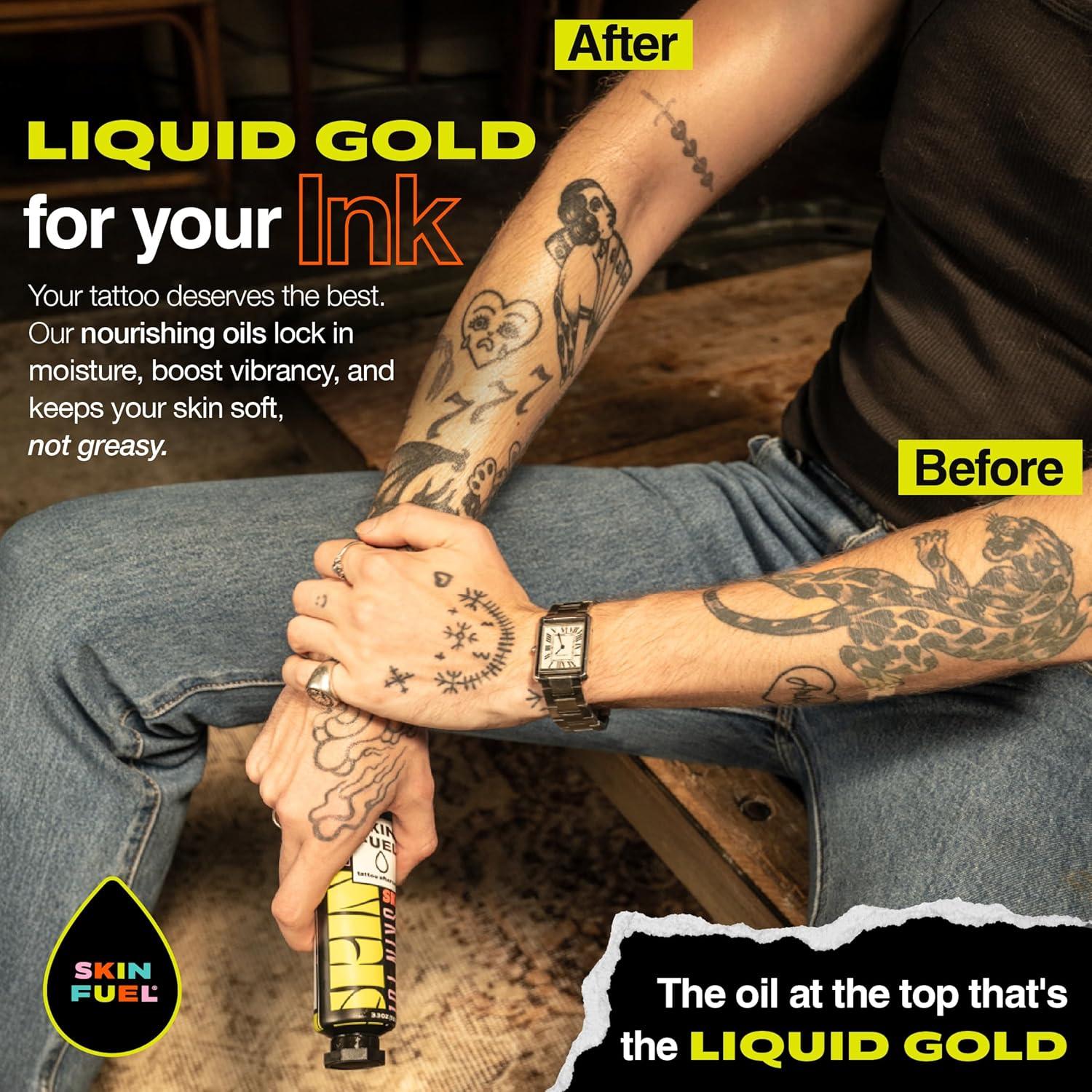 Crema Cuidado Tatuajes Skin Fuel 2x3.3oz Manteca Karité