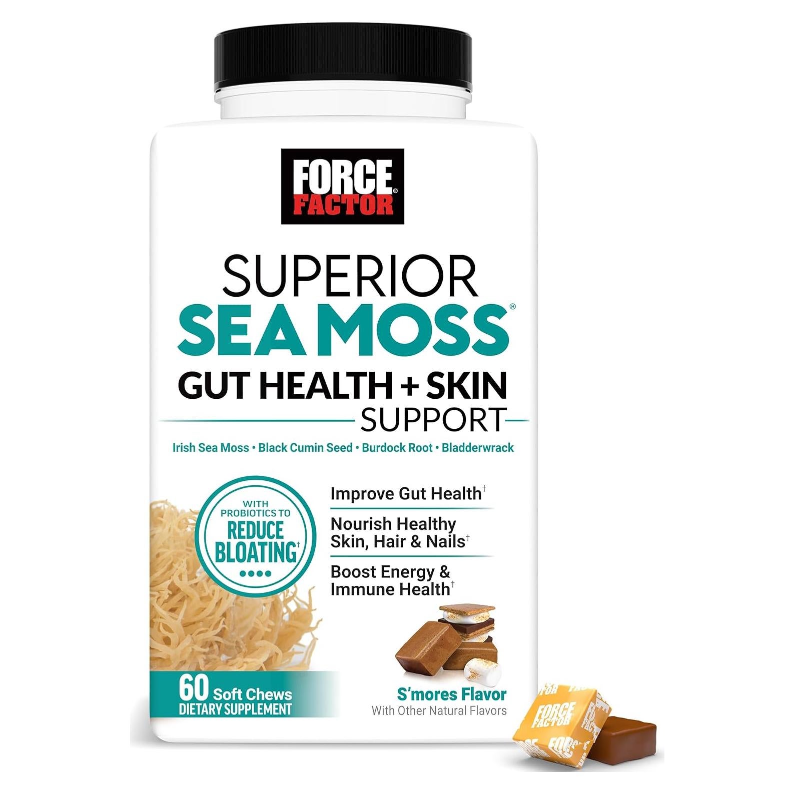 Gominolas Blandas FORCE FACTOR Musgo Marino 60 Unidades