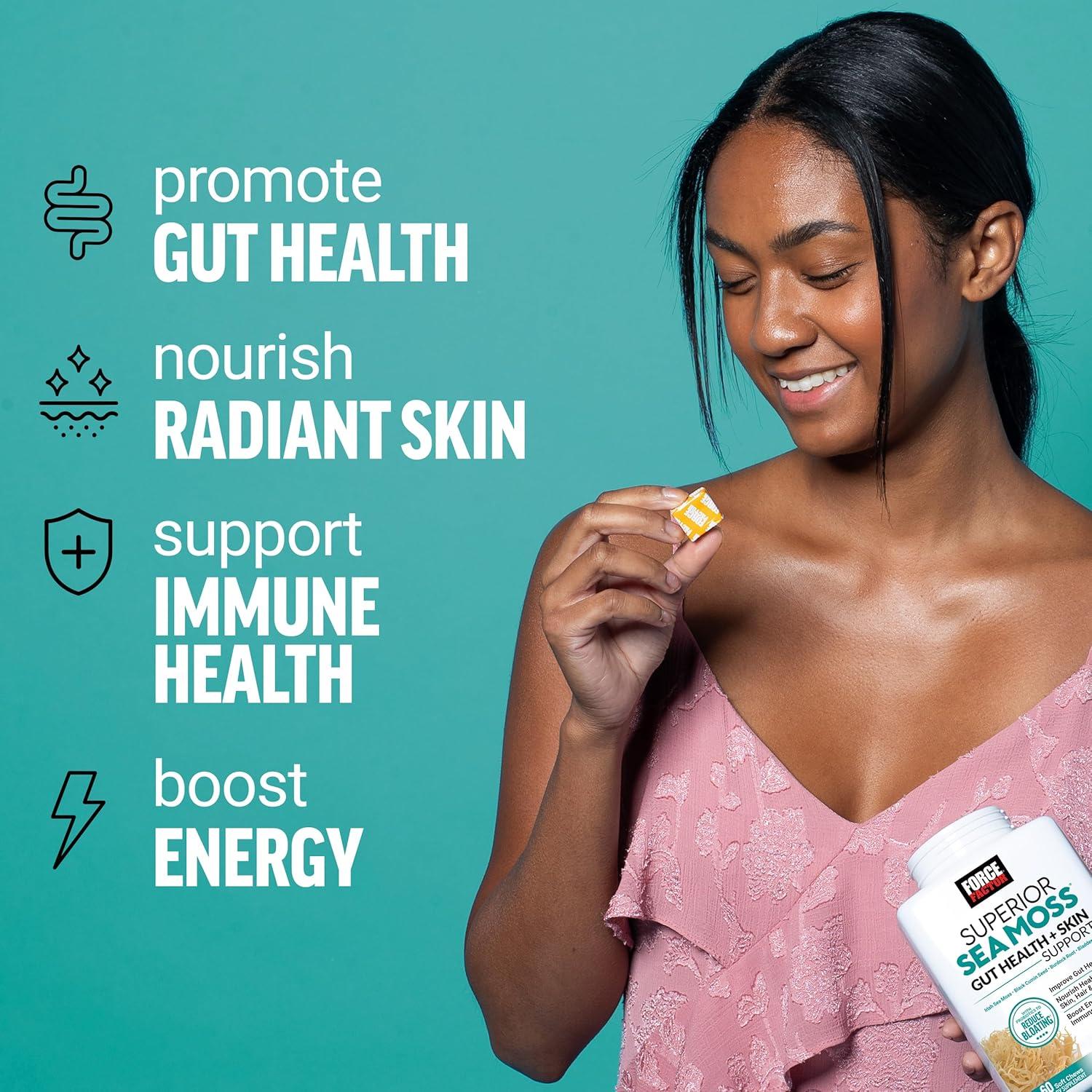 Gominolas Blandas FORCE FACTOR Musgo Marino 60 Unidades