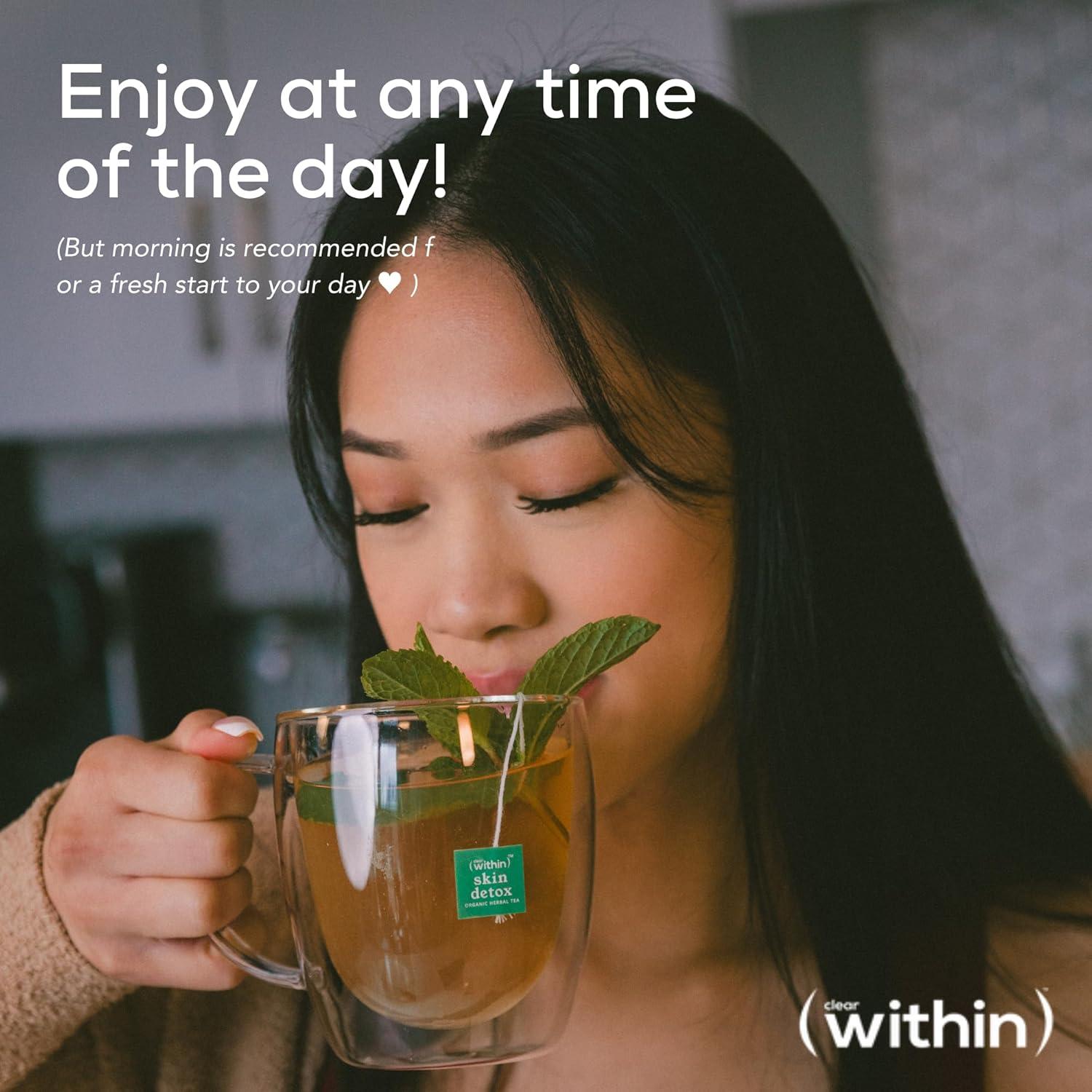 Té Detoxificante Clear Within - 6 Ingredientes Naturales 72g