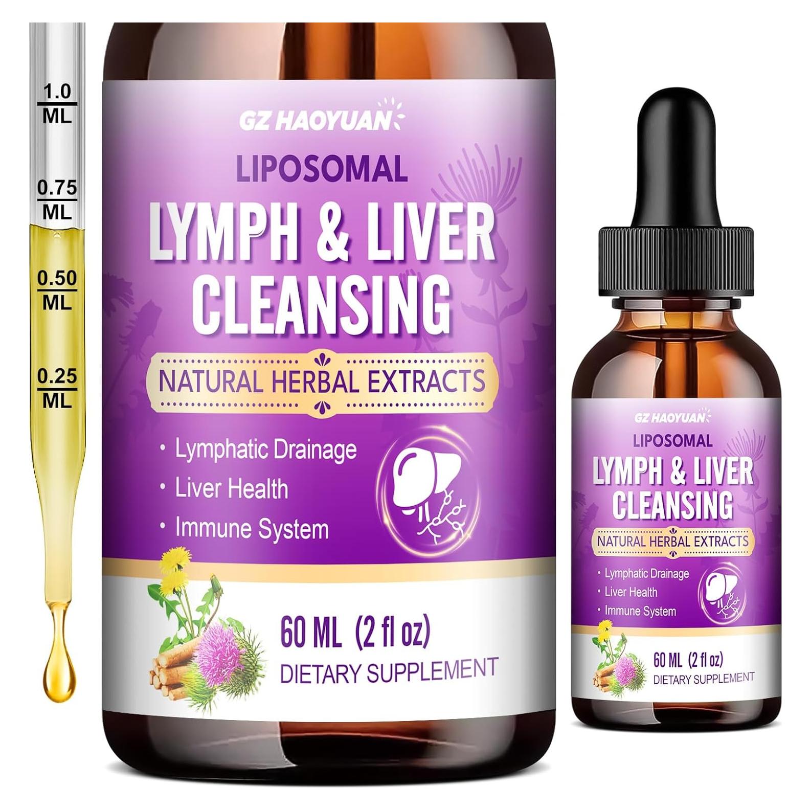 Gotas Detox Drenaje Linfático GZ HAOYUAN 60ml Vegano