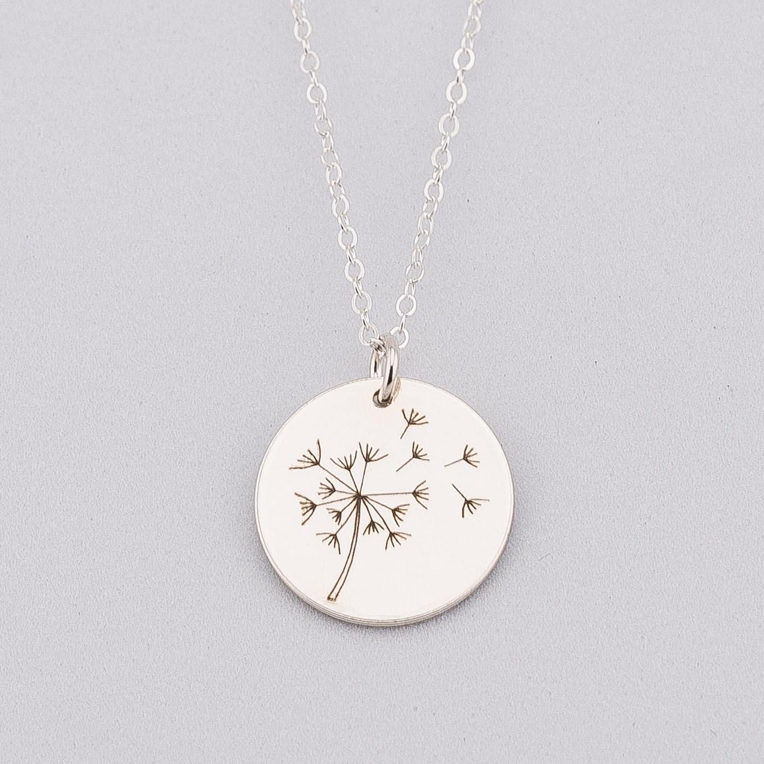 Collar Diente de León HotMixCold en Plata 925 u Oro 14K