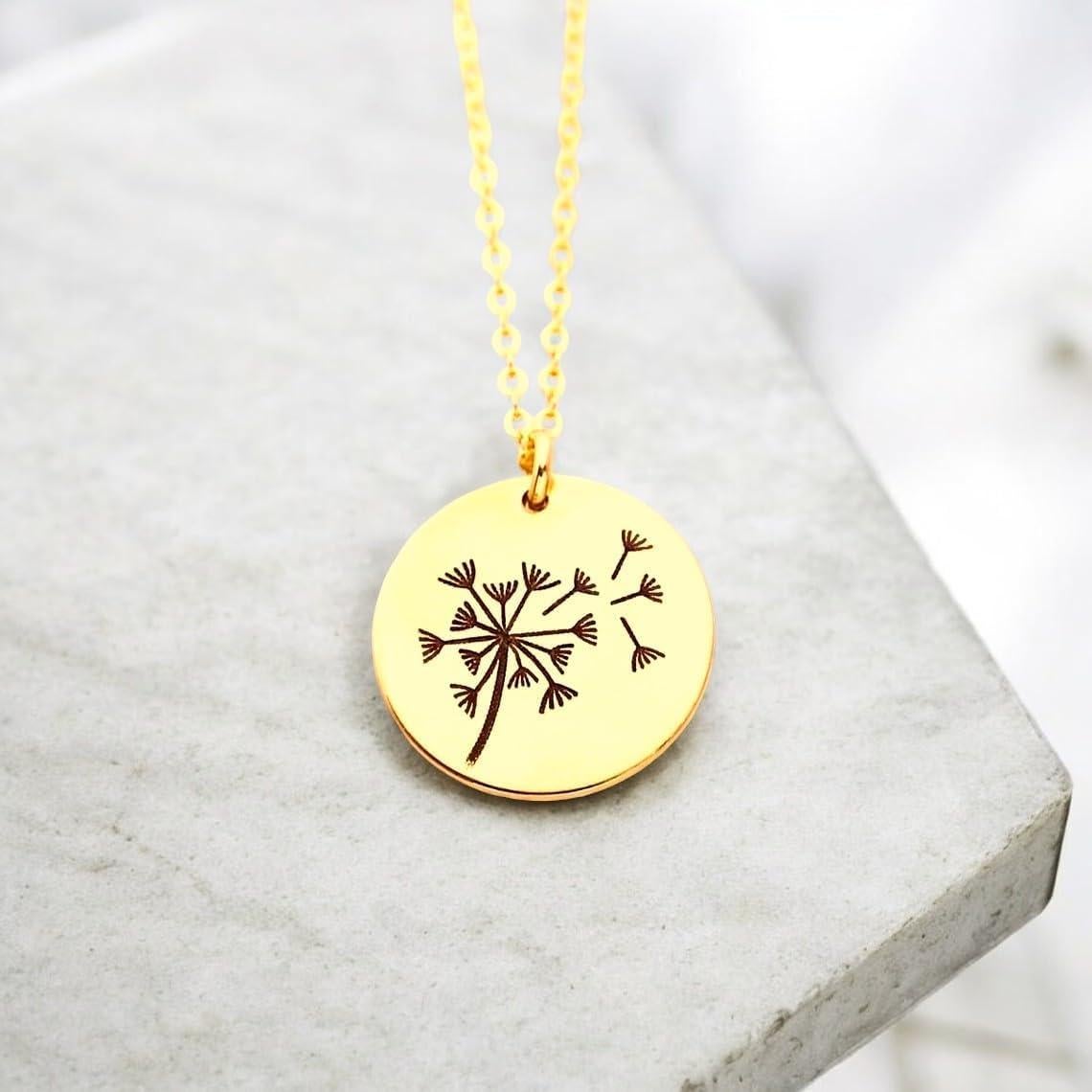 Collar Diente de León HotMixCold en Plata 925 u Oro 14K