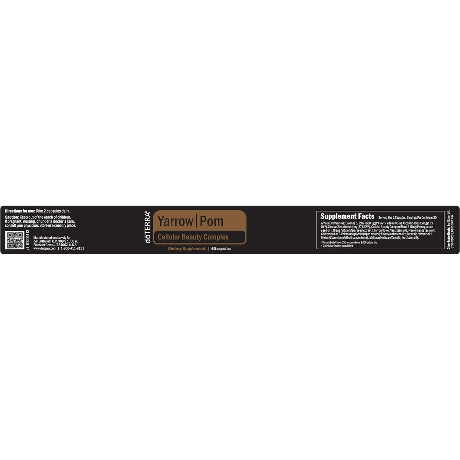 Cápsulas de Belleza Celular doTERRA Yarrow Pom 9g