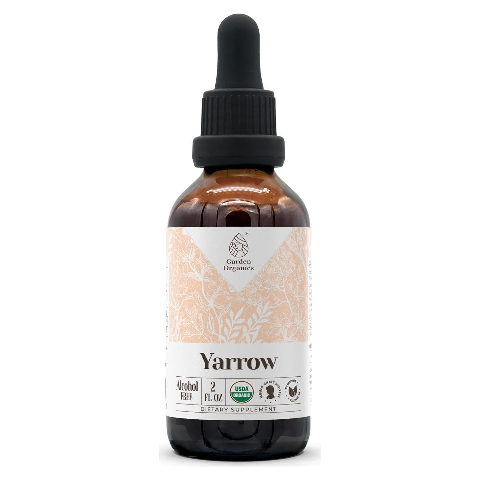 Extracto de Yarrow Orgánico Garden Organics 59.15 ml Sin Alcohol