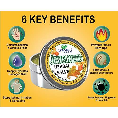 Ungüento de Jewelweed Creation Farm 113 g - Alivio Piel
