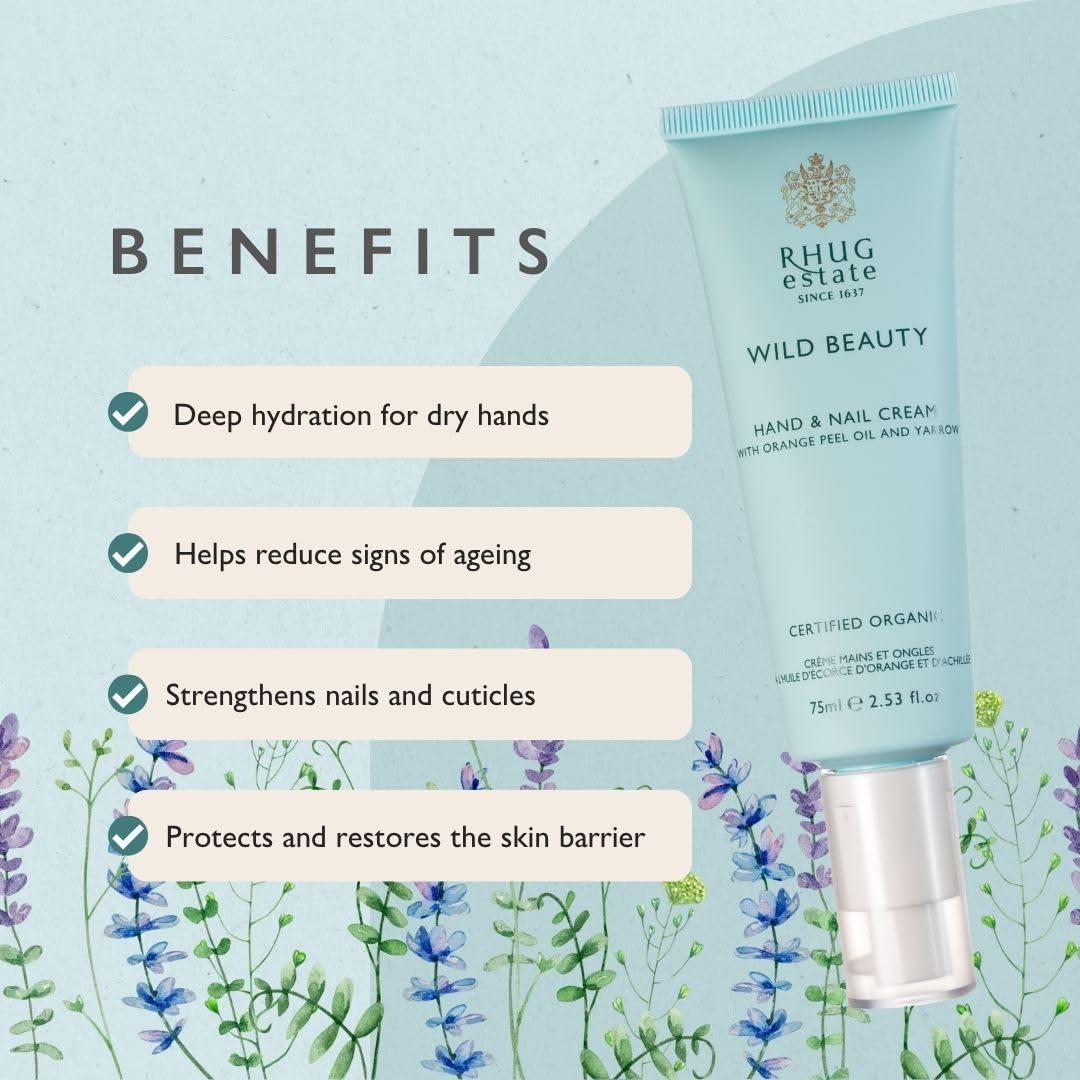 Crema de Manos y Uñas Rhug Belleza Silvestre 75ml Hidratante