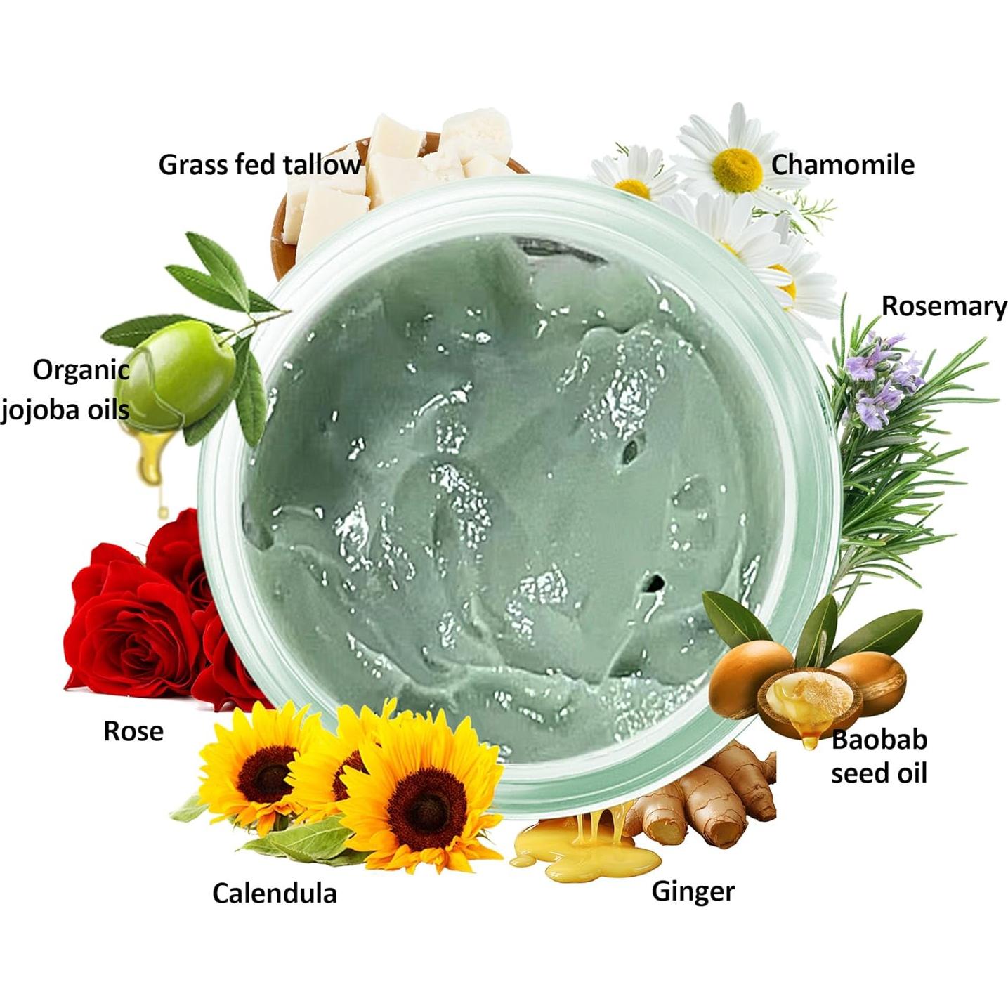 Bálsamo Facial Hidratante Wild Bloom - 19.84 g - Hecho a Mano