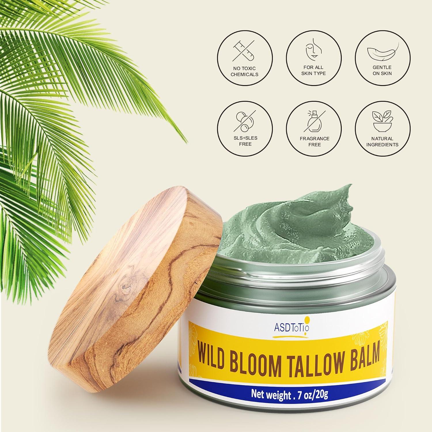 Bálsamo Facial Hidratante Wild Bloom - 19.84 g - Hecho a Mano
