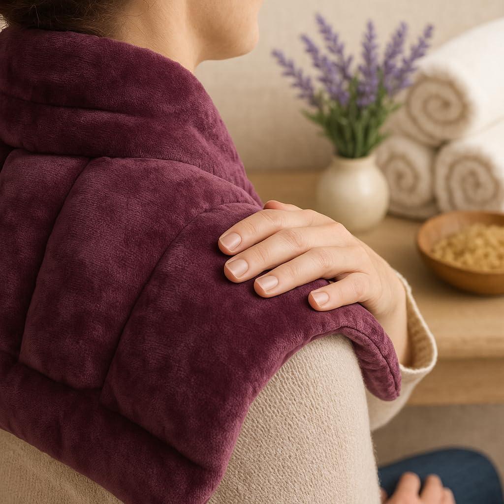 Envoltura de Calor y Frío Herbal Concepts para Cuello Malva