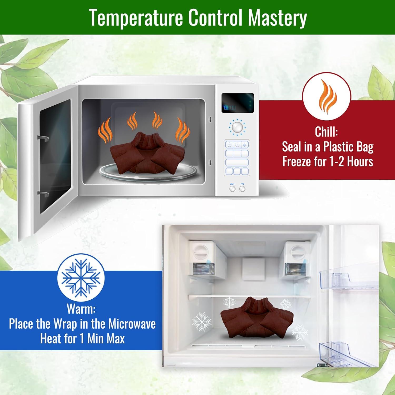 Envoltura de Calor y Frío Herbal Concepts para Cuello Malva