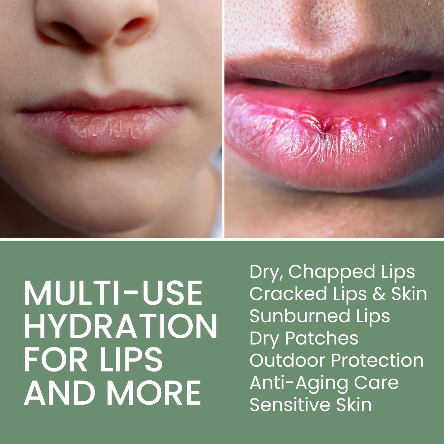 Bálsamo Labial Orgánico Thena 3 Pack Hidratante Vainilla