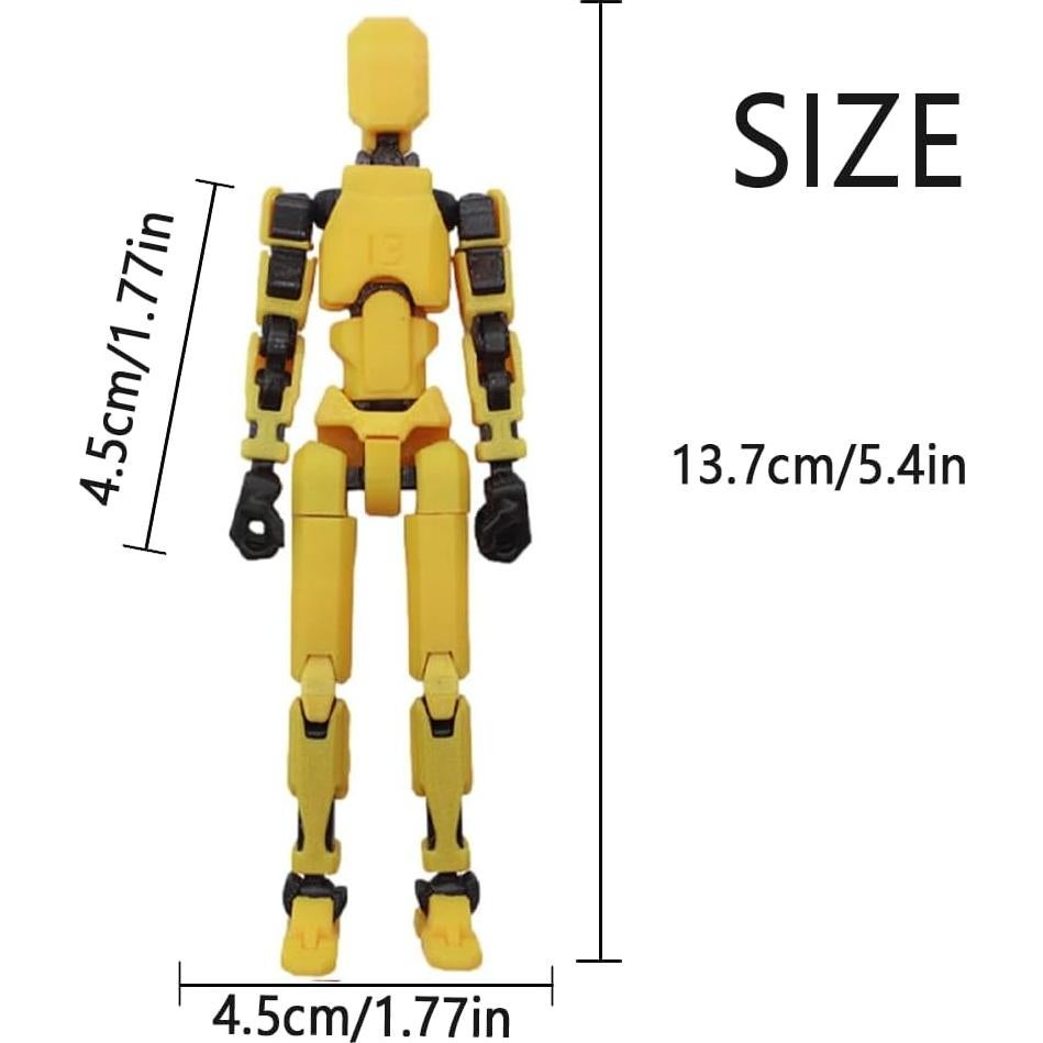Conjunto de Figuras de Acción Titan 13 Nova 13 Amarillo