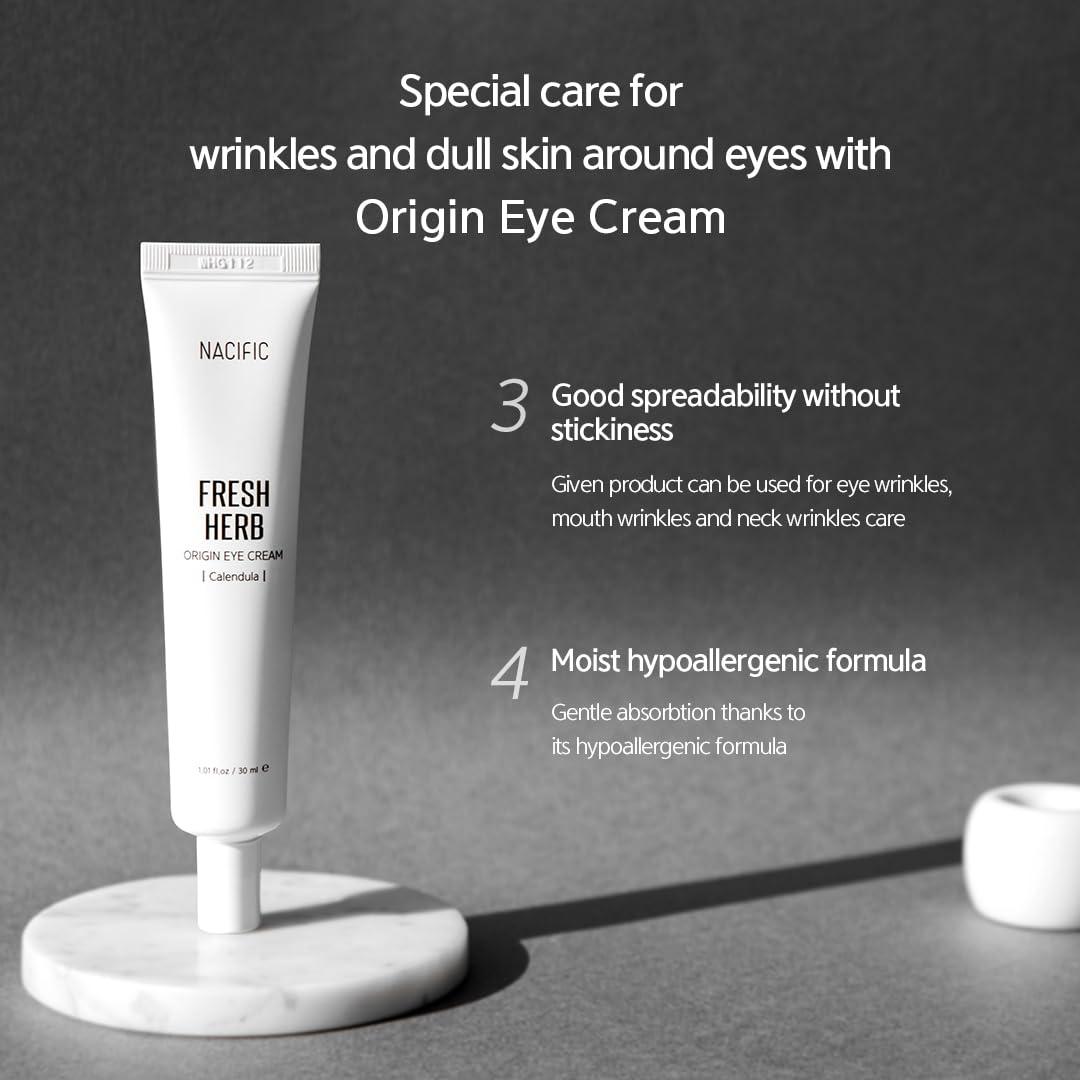 Crema para Ojos NACIFIC Fresh Herb 30ml - Antiarrugas y Aclaradora