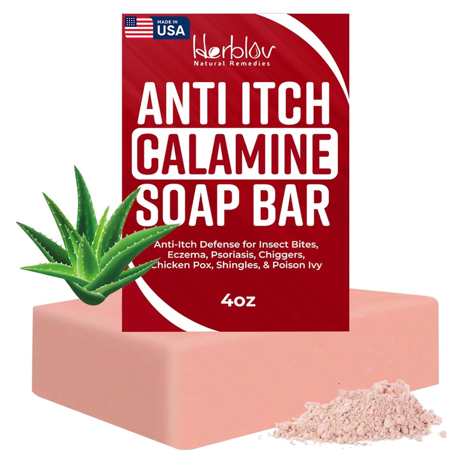 Jabón de Calamina Herblov 115g - Alivio Natural para Picazón