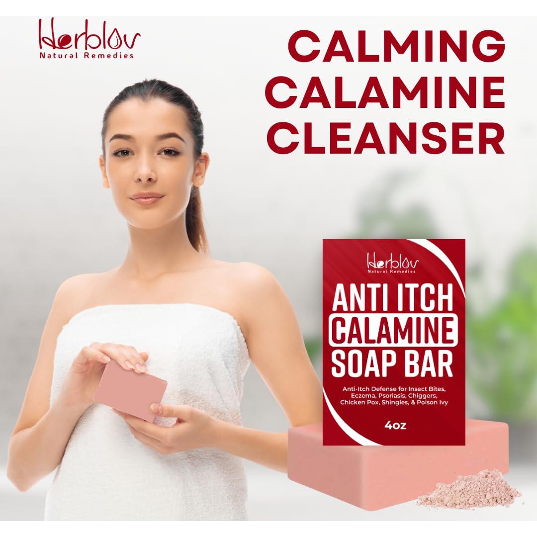 Jabón de Calamina Herblov 115g - Alivio Natural para Picazón